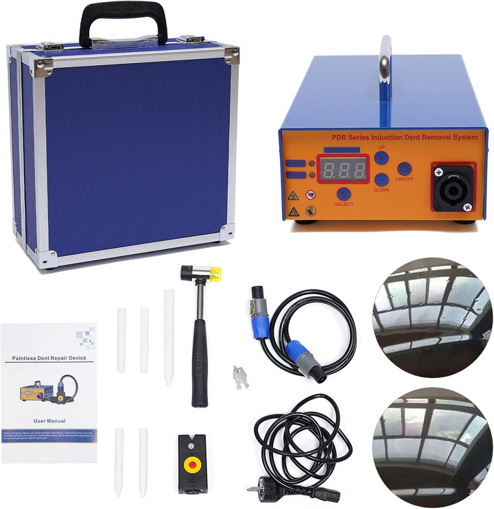 Begoniape 1.38KW Magnetisches Induktionsheizgerät, 150KHz 220V Ausbeulwerkzeug Induktionsheizung, In
