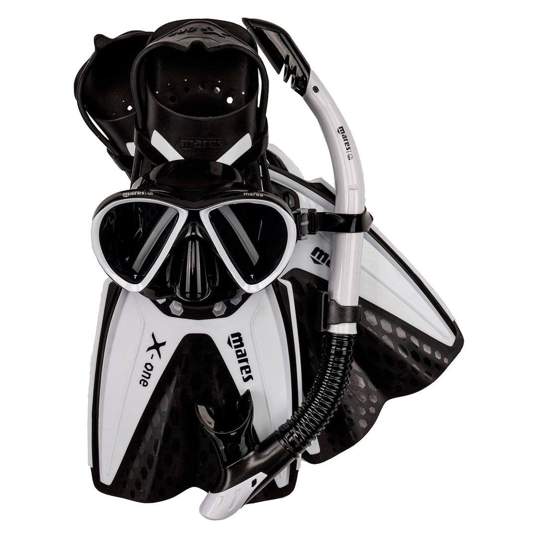 Mares Erwachsene Tauchset Set X-ONE MAREA L-XL Weiss, L-XL Weiss