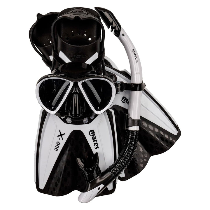 Mares Erwachsene Tauchset Set X-ONE MAREA L-XL Weiss, L-XL Weiss