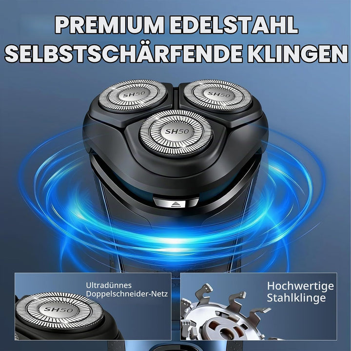 Ersatzköpfe SH50 im 6er-Pack, kompatibel mit Norelco Rasierern der Serie 5000 – Verbesserung mit lan
