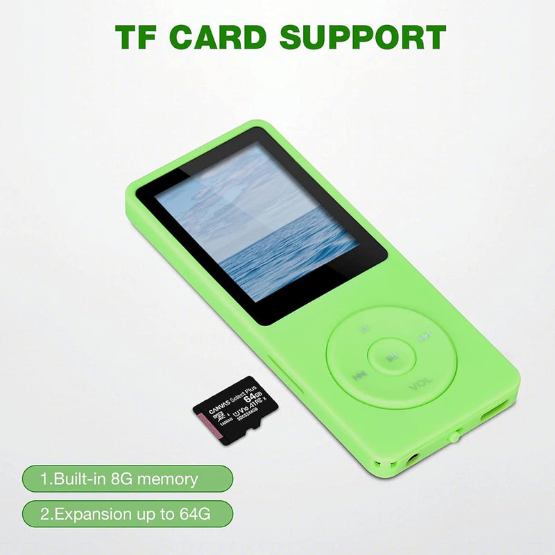 MP3-Player, MP3/MP4 digitaler Musik-Player, Lychee Upgrade, 8 GB, tragbarer HiFi-Sound, Musik-Player