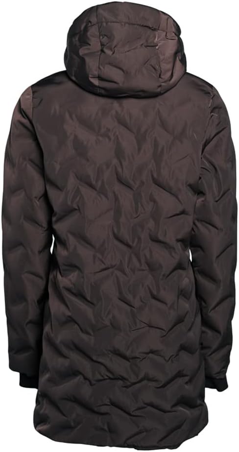 Kingsland isolierte Damenjacke, Langer Warmer Parka, wasserdichte Jacke KLsidra Grösse M XS dark bro