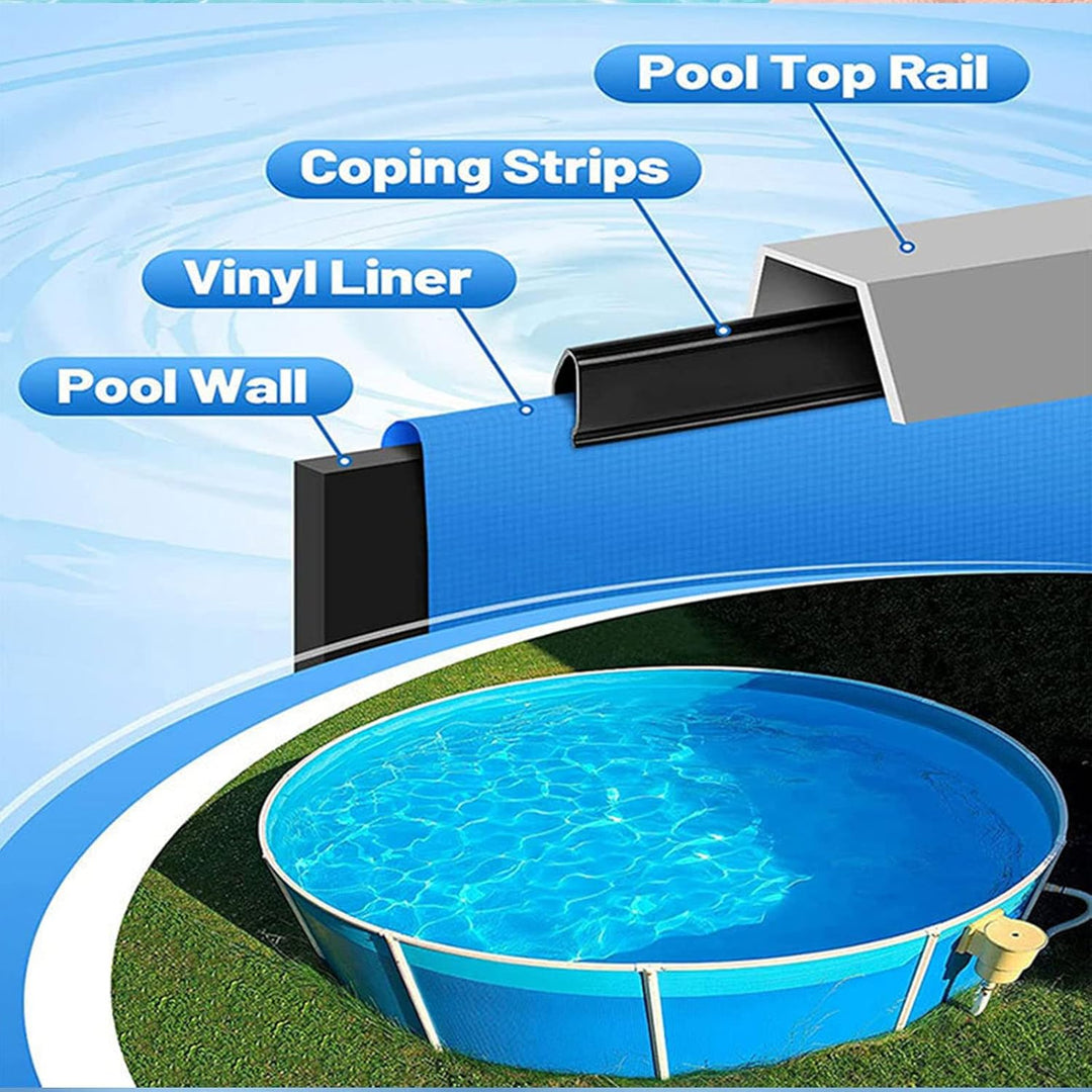 Haofy Poolrandstreifen, Schwimmbadfolien-Clips Zum Austausch der überlappenden Poolfolie – Premium-P
