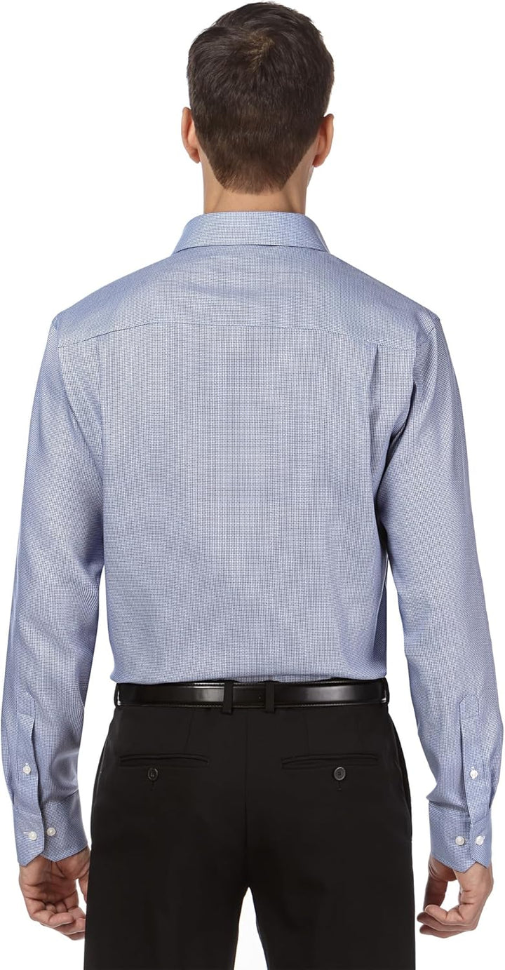 Vincenzo Boretti Herren Hemd bügelfrei 100% Baumwolle Slim-fit Uni-Farben 39-40 10-hellblau, 39-40 1
