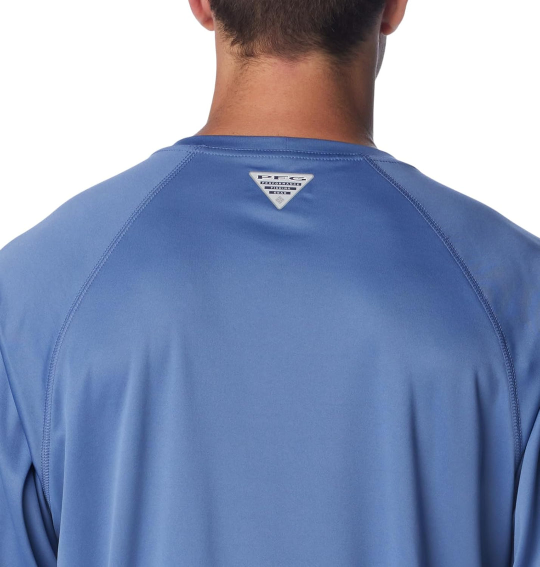 Columbia Herren Long Sleeve Terminal Tackle Langarm-Shirt M Bluebell/Cool Grey Logo, M Bluebell/Cool