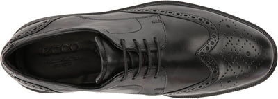 Ecco Herren Lisbon Brogues, Schwarz (Black 1001), 46 EU