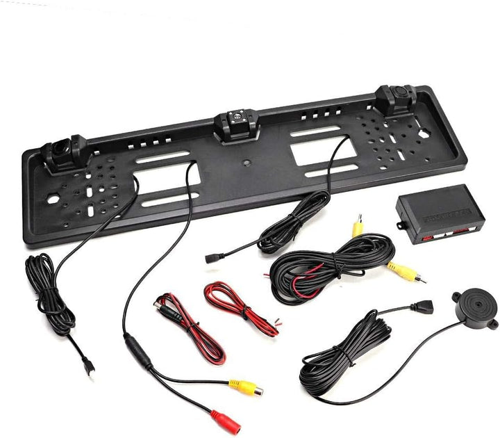 Qii Lu Kennzeichenrahmen mit Einparkhilfe und Rückfahranzeige