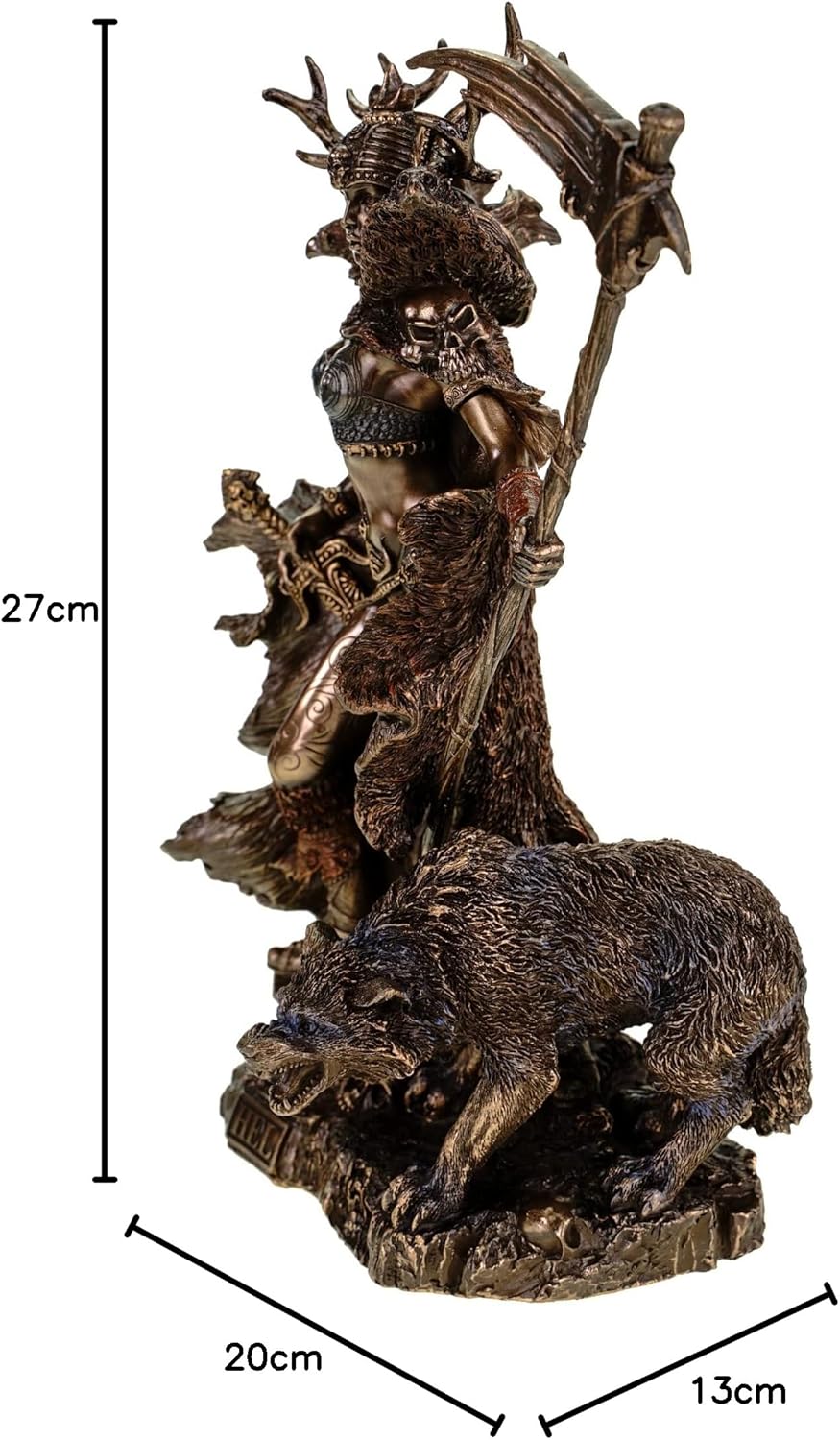 Veronese by Joh. Vogler GmbH Hel nordische Göttin der Unterwelt mit Sichel Sammelfigur Figur Freya T