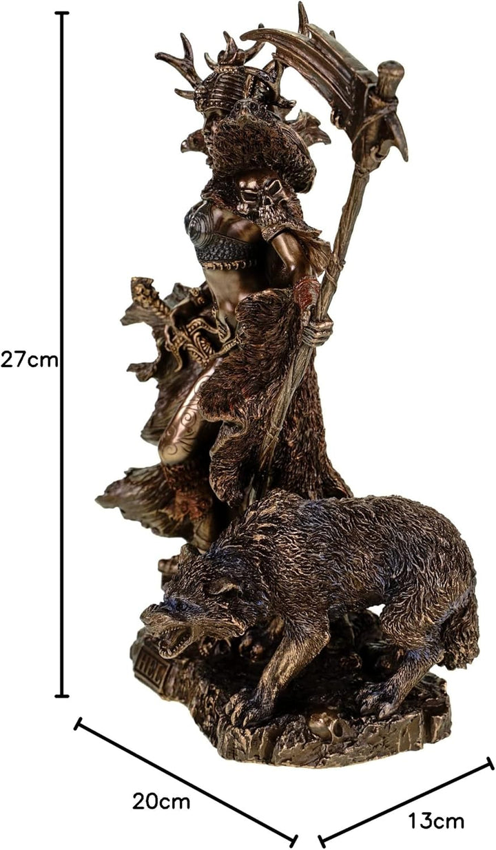 Veronese by Joh. Vogler GmbH Hel nordische Göttin der Unterwelt mit Sichel Sammelfigur Figur Freya T
