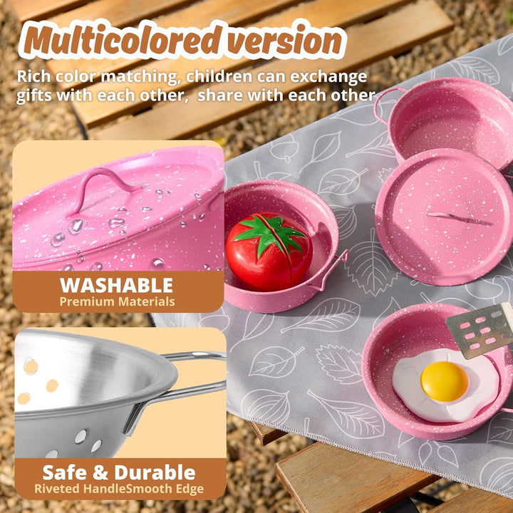 Kinder matschküche zubehör Outdoor kindergeschirr töpfe spielküche kinderküche Geschirr spieltöpfe k