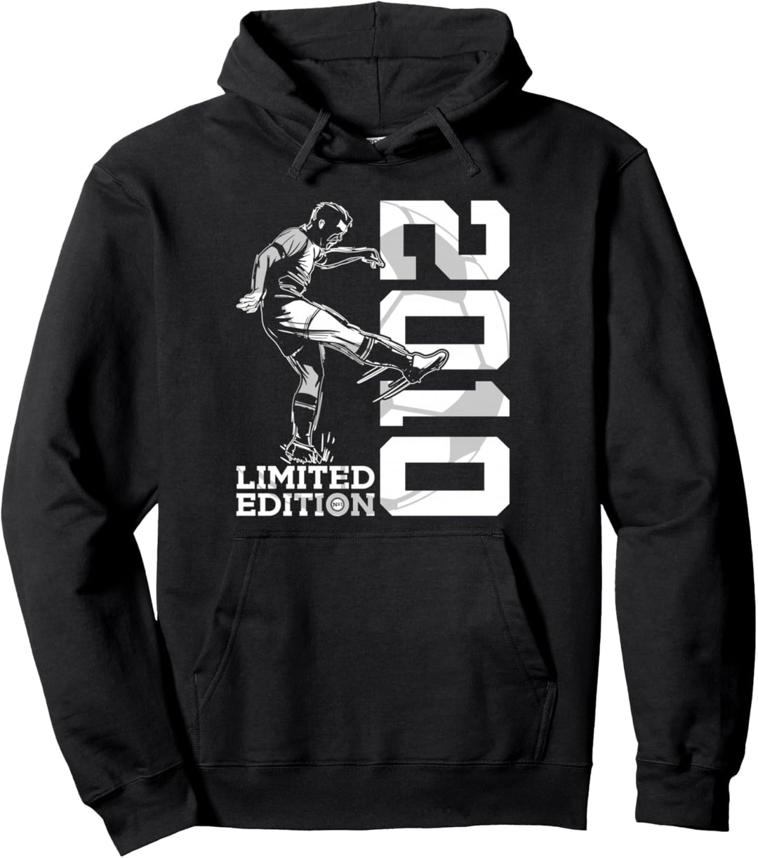 LIMITED EDITION 2010 14 JAHRE FUSSBALL 14. GEBURTSTAG Pullover Hoodie