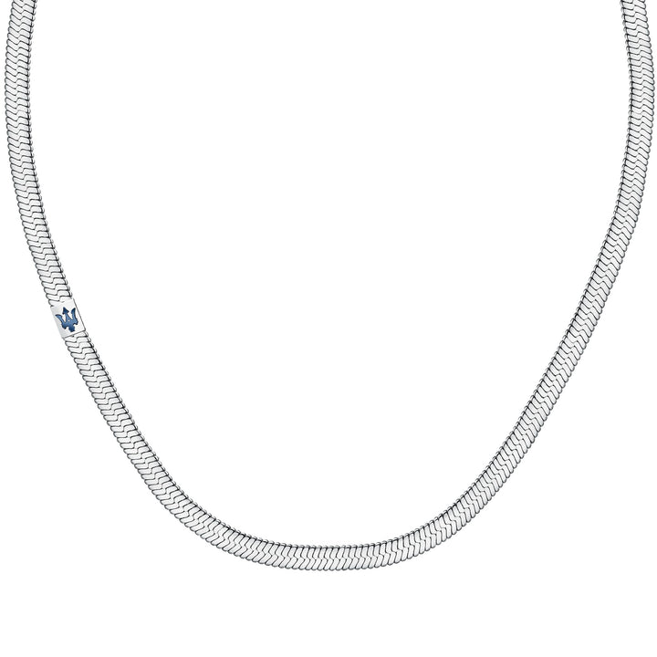 Maserati Iconic Herren Halskette aus Stahl, blau IP - JM422AVD14