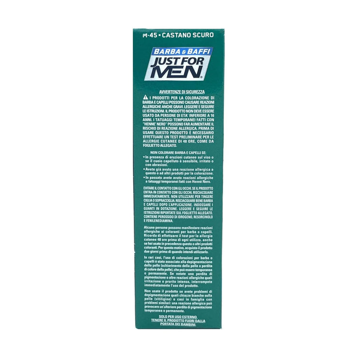 Just For Men Bart und Schnurrbart Permanente Farbe mit hellbraunem Pinsel M25 2 x 14 ml braun 14 g (