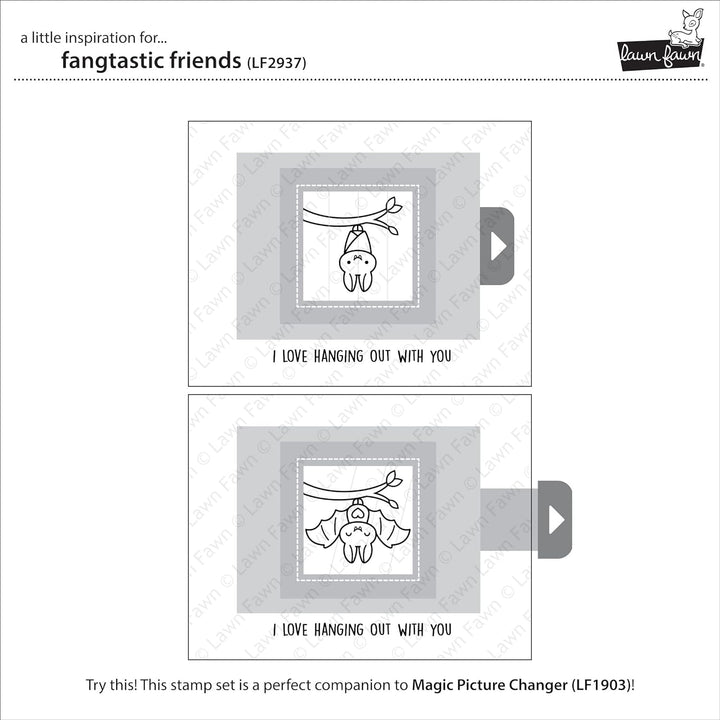 Lawn Fawn, Clear Stamp, fangtastic Friends