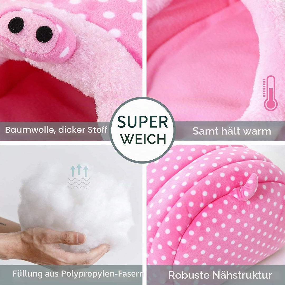 JanYoo Kleintierhöhle für Chinchilla, Igel, Meerschweinchen, Käfigzubehör, Spielzeug, für Bartagame,