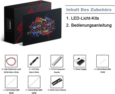 BrickBling LED-Beleuchtungsset für Lego Jazz Quartet 21334 Bausatz (Nur DIY Light Kit, Baustein Nich