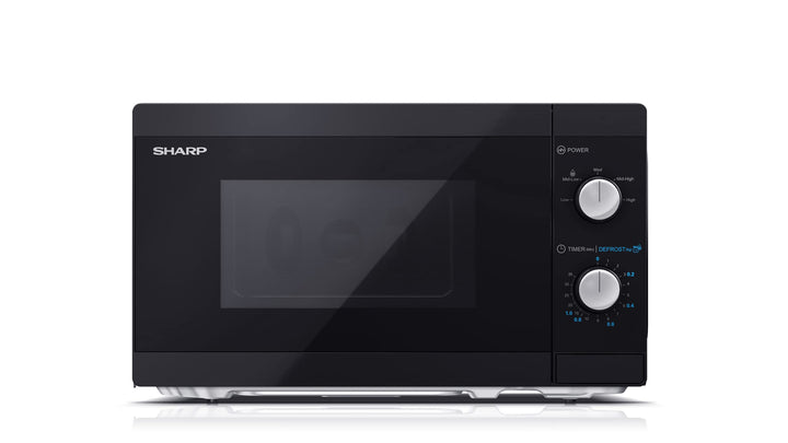 SHARP MS01E Mikrowelle (Mikrowelle: 800W, 5 Leistungsstufen, Auftaufunktion, Abmessungen: 440x258x34
