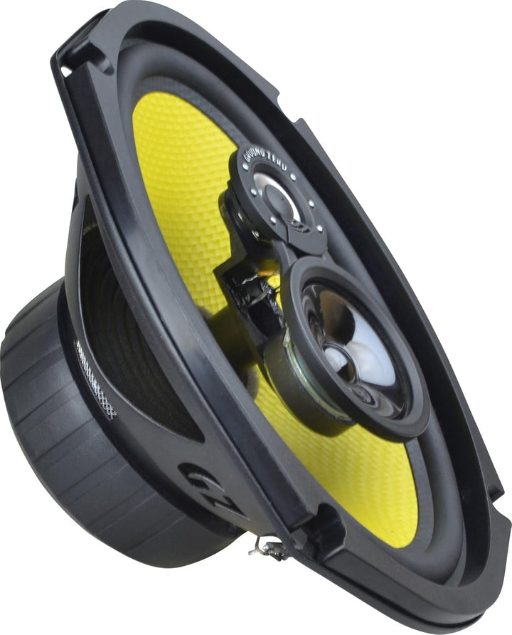 Ground Zero GZTF 69-15x23cm (6x9 Zoll) 3-Wege-Lautsprecher mit 190 Watt (RMS: 130 Watt)