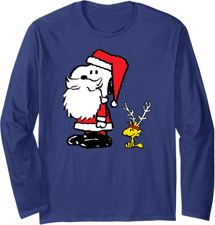 Peanuts Urlaub Santa Snoopy Langarmshirt