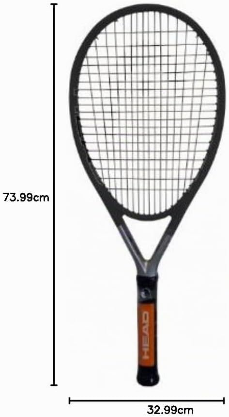 HEAD Herren Tennisschläger Titanium Ti S6 Racquets 1 Schwarz, 1 Schwarz