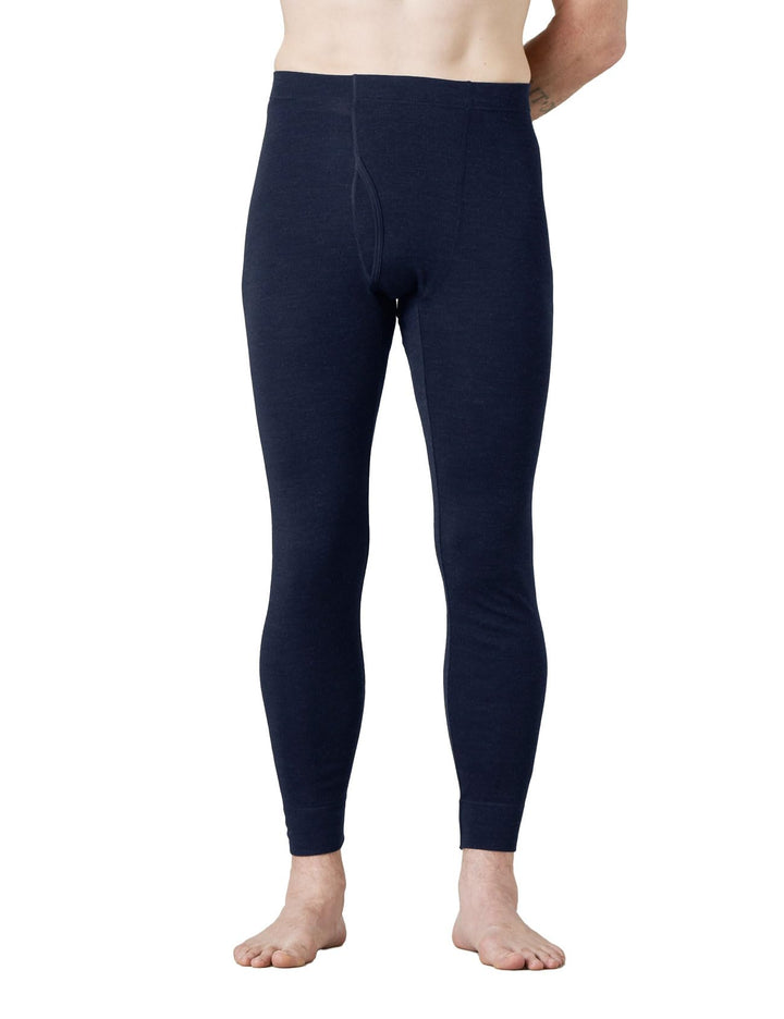 LAPASA Herren 100% Merinowolle Thermounterhosen, Premium Merino Wolle Unterhosen Thermounterwäsche (