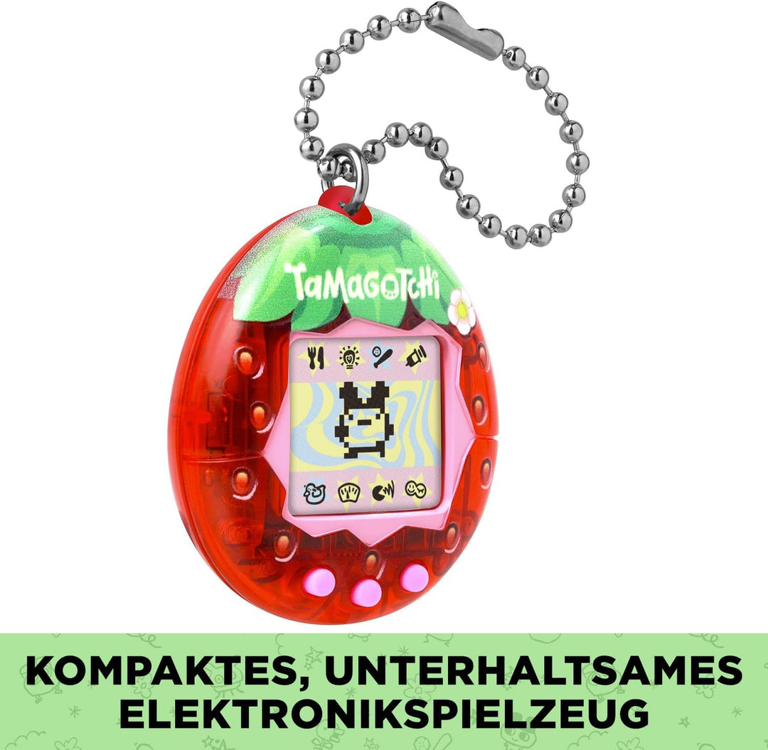 Bandai - Tamagotchi - Original Tamagotchi - Fresh Strawberry - Elektronisches virtuelles Haustier -