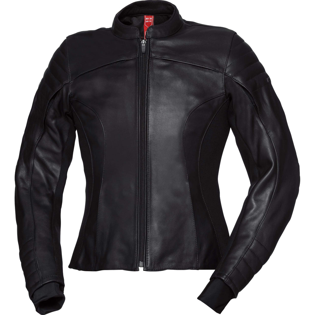 IXS Motorradjacke mit Protektoren Motorrad Jacke Tour Damen Lederjacke Anna schwarz 36, Tourer, Ganz