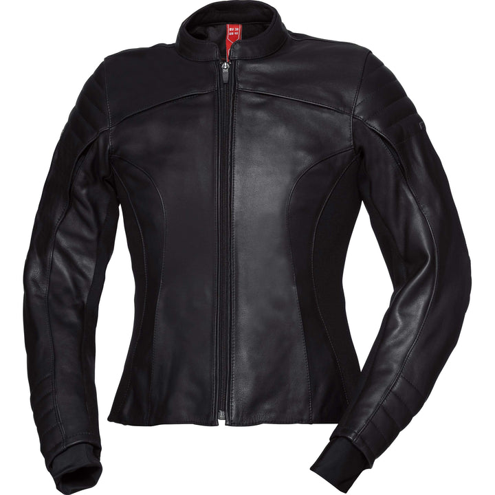 IXS Motorradjacke mit Protektoren Motorrad Jacke Tour Damen Lederjacke Anna schwarz 36, Tourer, Ganz