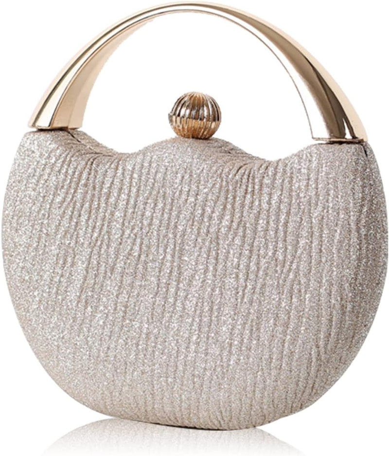 CORIOS Damen Abendtasche Funkelnd Clutch Glitzer Henkeltasche Glänzend Umhängetasche Hochzeit Brautb