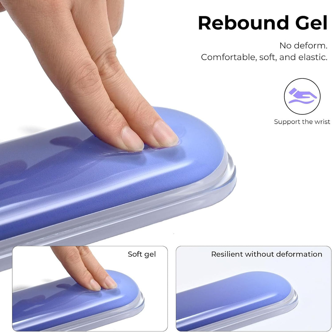 EooCoo Ergonomisches Mauspad mit Gel Handauflage + Handballenauflage Tastatur Satz, Gaming Mousepad