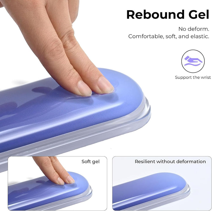 EooCoo Ergonomisches Mauspad mit Gel Handauflage + Handballenauflage Tastatur Satz, Gaming Mousepad