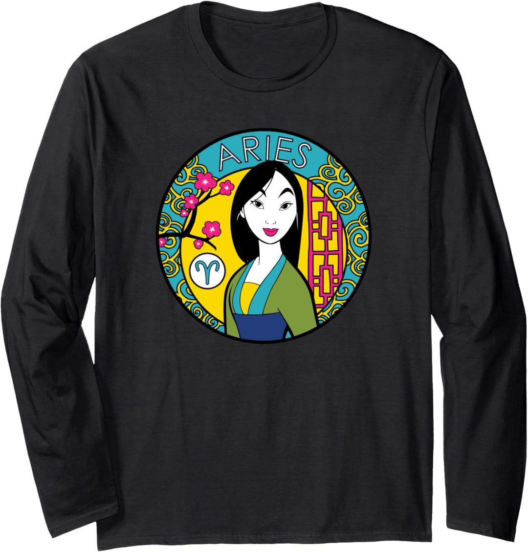 Disney Mulan Zodiac Aries Langarmshirt