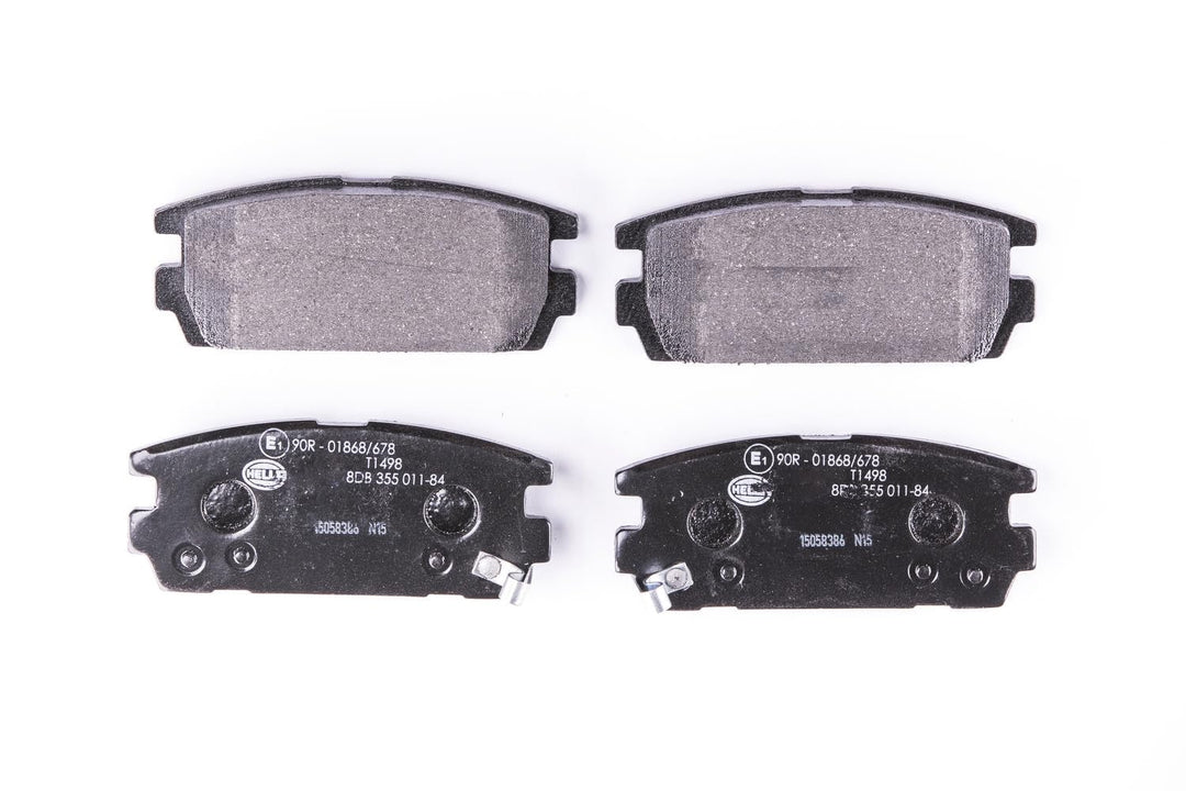 HELLA PAGID 8DB 355 011-841 Bremsbelagsatz - T1498 - Dicke/Stärke: 15.8mm - Bremssystem: Mando - mit