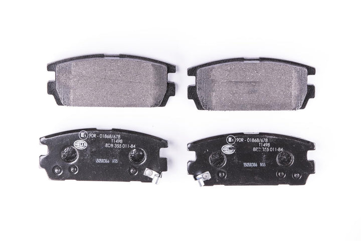 HELLA PAGID 8DB 355 011-841 Bremsbelagsatz - T1498 - Dicke/Stärke: 15.8mm - Bremssystem: Mando - mit