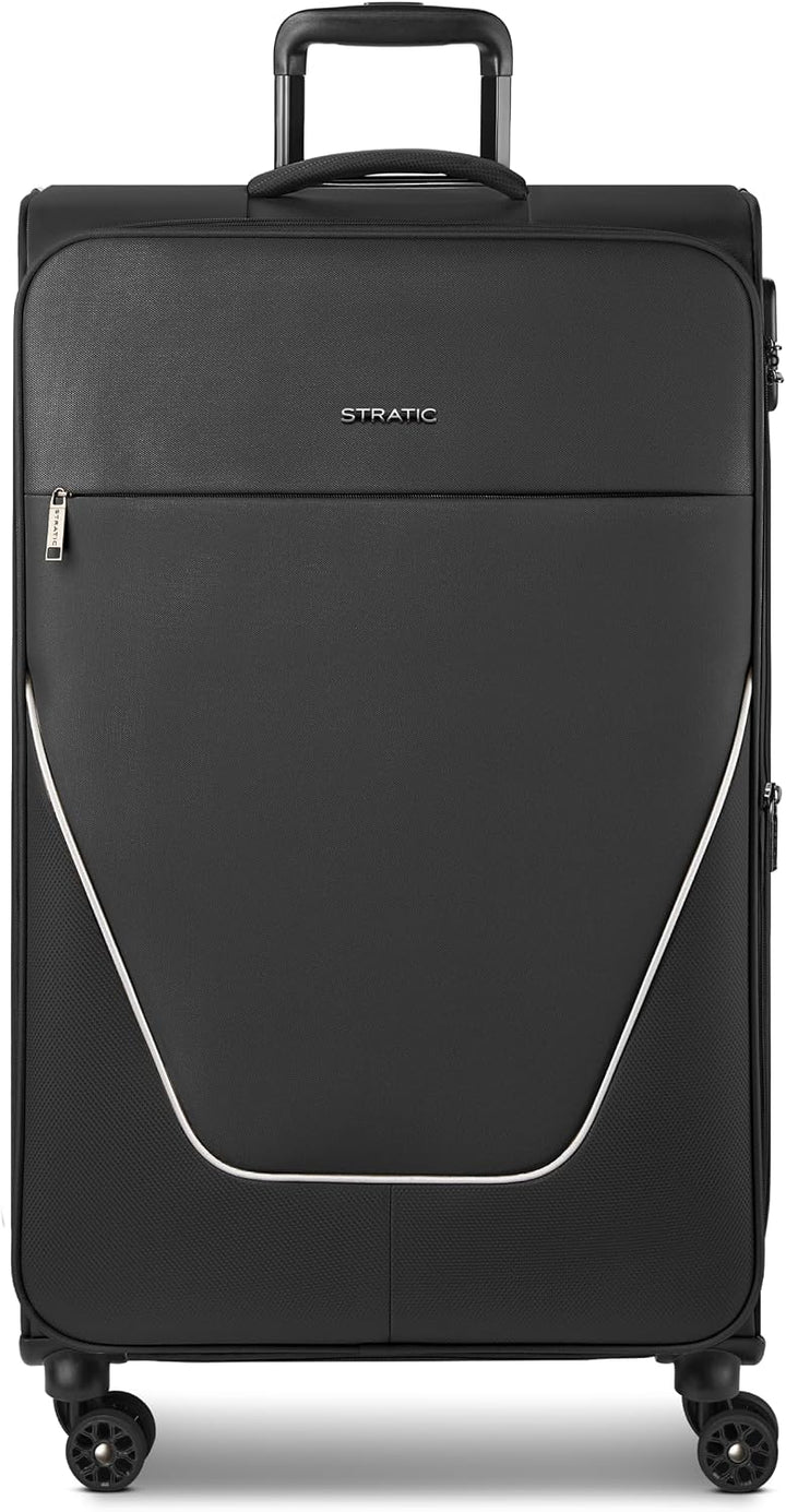 Stratic Check-in Koffer für Damen und Herren | grosser XL Trolley 51 x 31 x 76 cm aus hochwertigem,