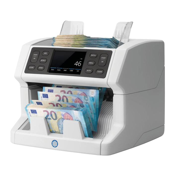 Safescan 2850 Geldzählmaschine, zählt sortierte Banknoten - Banknotenzähler mit 3-facher Echtheitspr