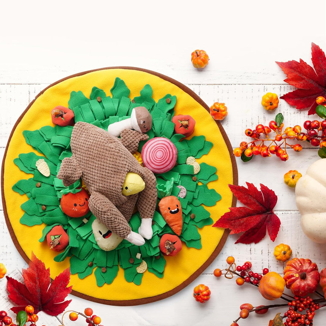 Nocciola Quietschendes Hundespielzeug, Interaktives Hundespielzeug für Langeweile, Haustier-Kauspiel