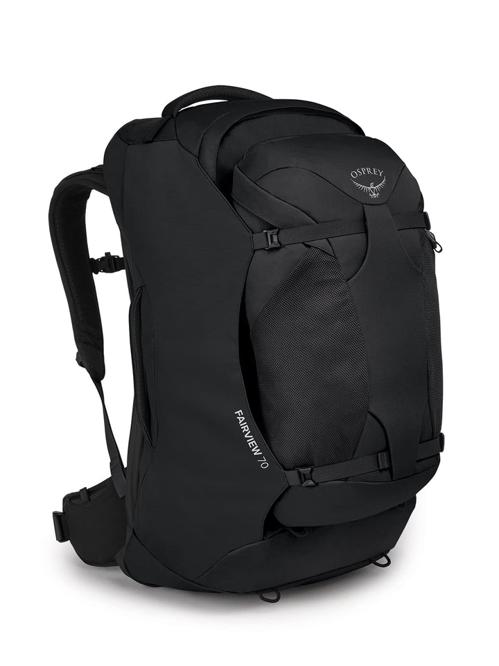 Osprey Damen Fairview Unisex Reiserucksack Rucksack (1er Pack) O/S - Fassungsvermögen 70L Schwarz, O