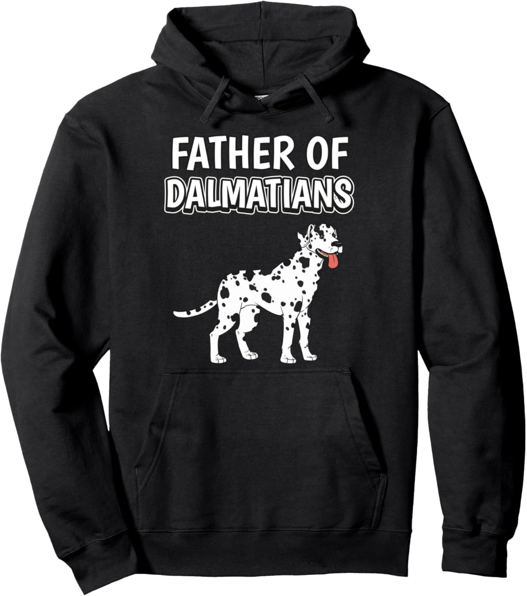 Herren Jungen Father Of Dalmatians Papa Vatertag Dalmatiner Pullover Hoodie