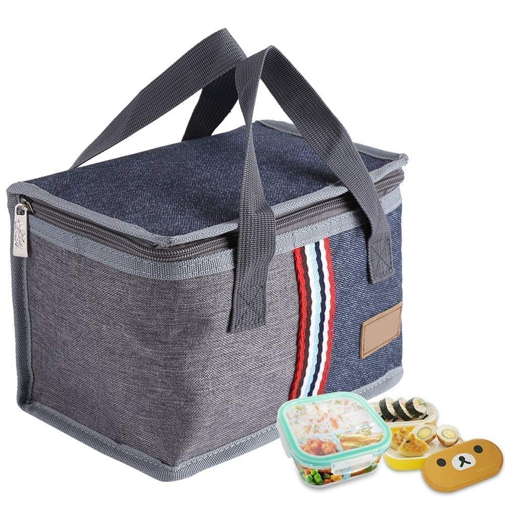 Lunch Tasche, isolierte Tragbare Kühltasche mit Wärmeisolierung für Picknick, Schule, Arbeit, Outdoo