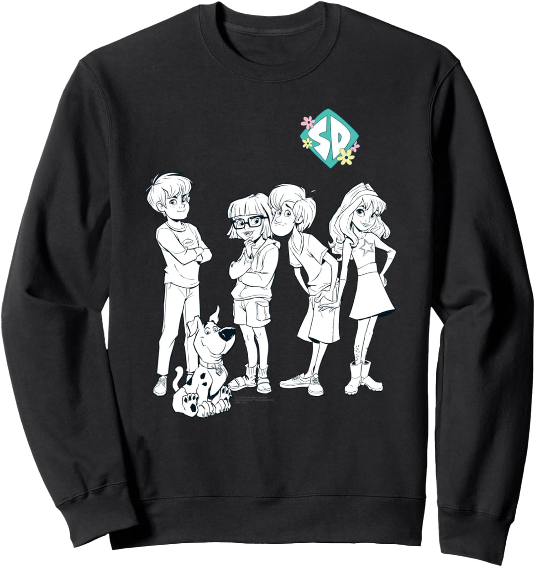 Scoob! Movie Kids Group Sketch Sweatshirt