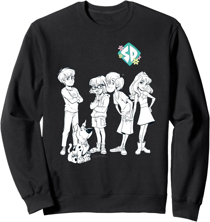 Scoob! Movie Kids Group Sketch Sweatshirt