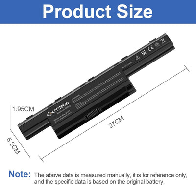 Exmate 5200mAh AS10D31 AS10D51 AS10D3E AS10D41 AS10D81 Akku für Acer Aspire V3-571G V3-771 V3-771G 5