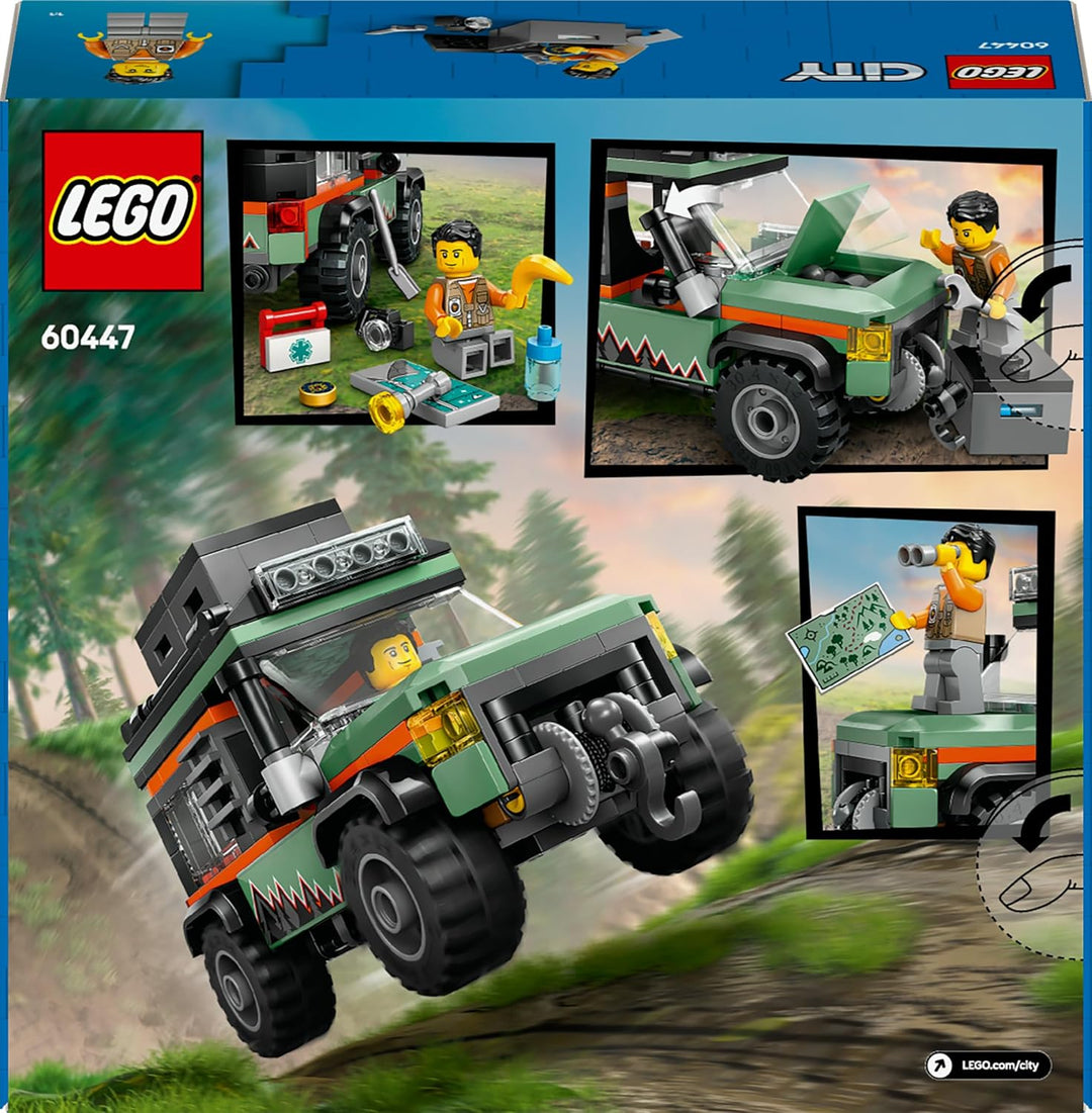 LEGO City Offroad Geländewagen - Bauspielzeug Set für Jungen und Mädchen ab 6 Jahren - Geschenk zum