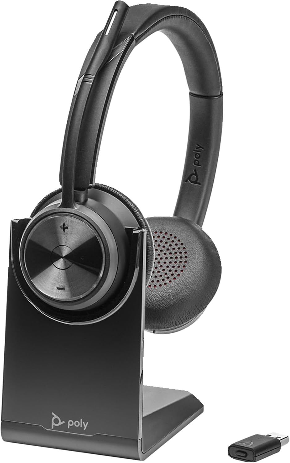 Plantronics Poly DECT Headset Savi 7320 UC binaural, Schwarz