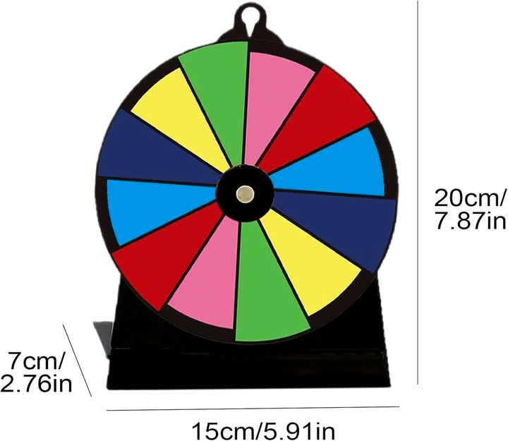 Spinnings Preisrad – 12 Slots Spinner Preisrad | - mit Marker | Tisch B, B