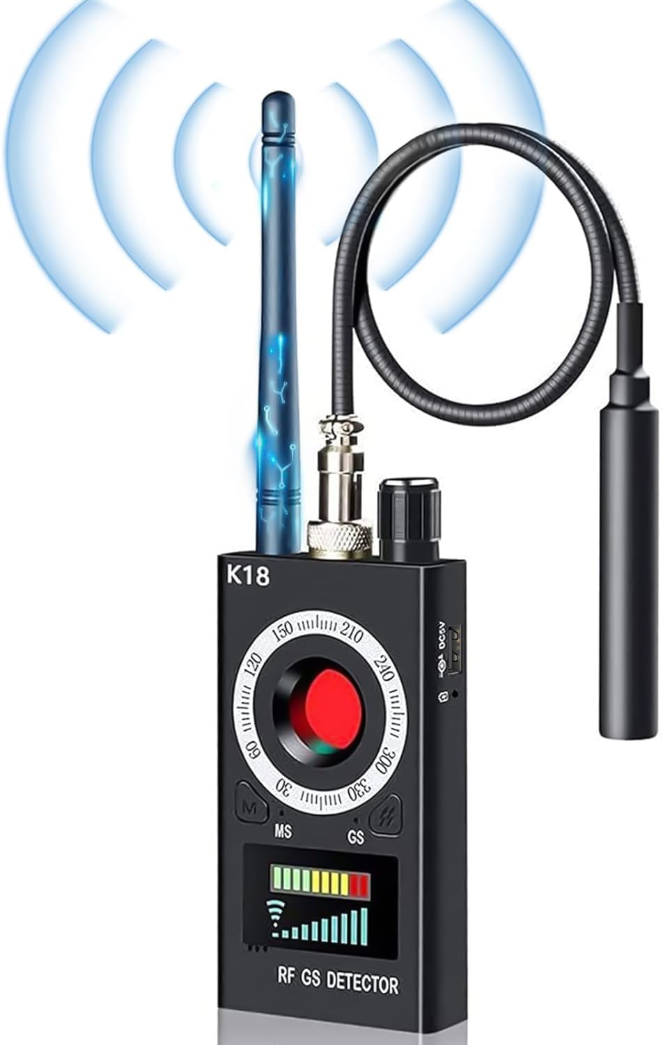 Wanzen Detektor, Infrarot Detector, Versteckte Kamera Detector für GSM Tracker Abhörgeräte Funkkamer