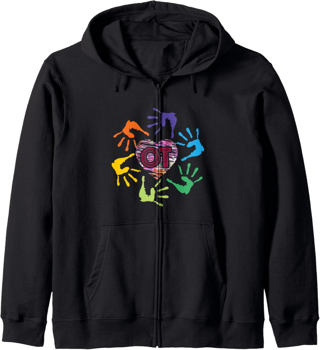 Cute OT Hands Occupational Therapy Therapist Meaningful Gift Kapuzenjacke