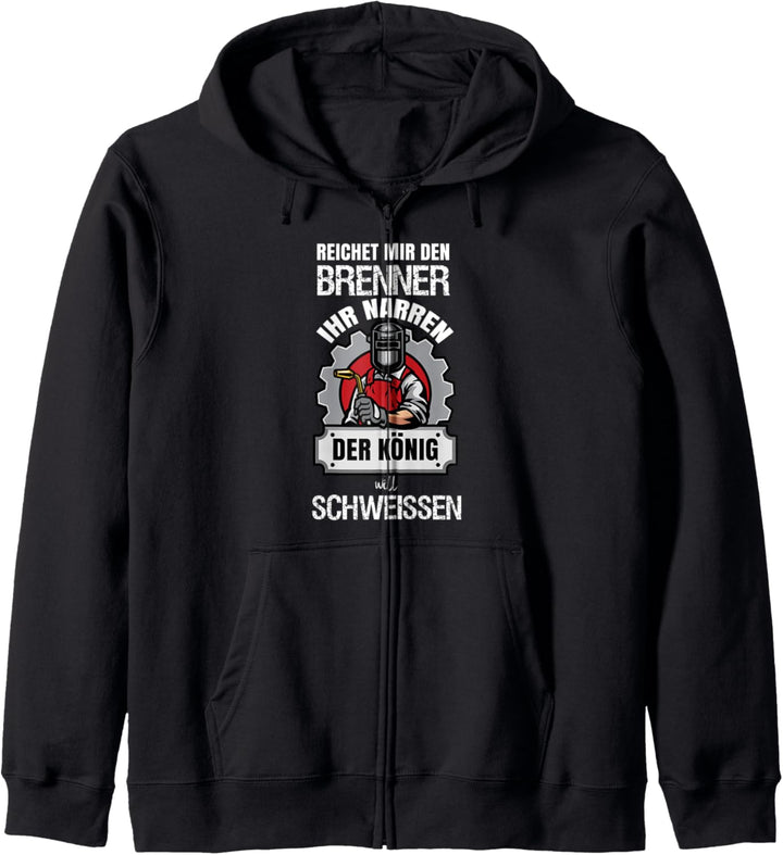 Schweisser Schweisser Brenner Schweissen Kapuzenjacke