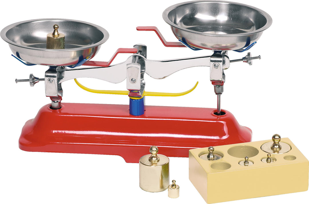 Goki 51891 Waage Metall Spielzeug, gemischt, 26 cm